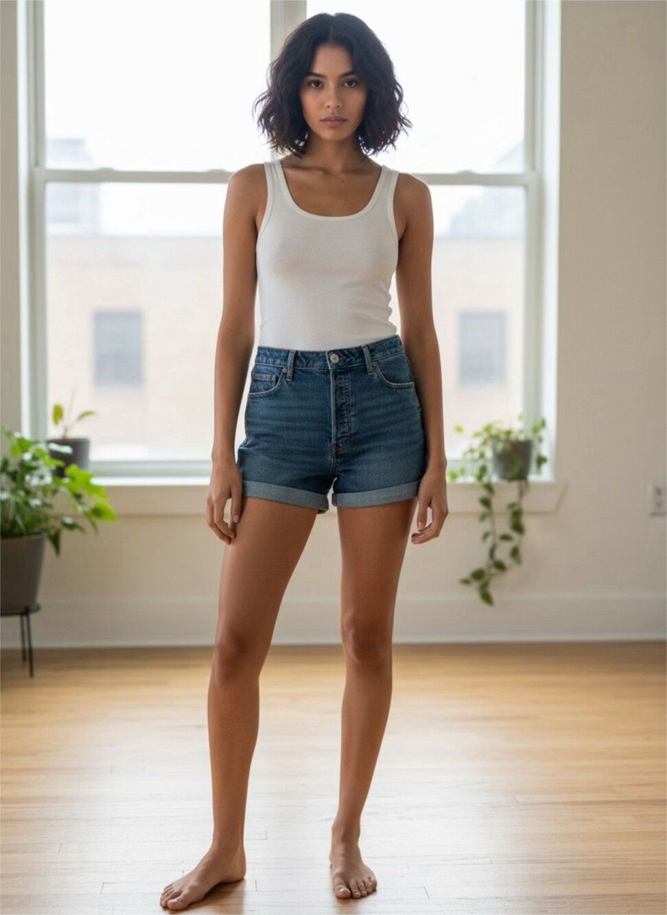 Old Navy Womens High-Rise O.G. Straight Button‎ Fly Shorts Plus Size 16